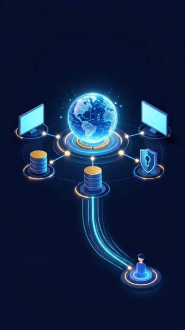 AI and cloud data integration illustration